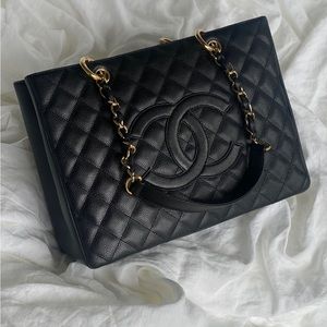 SOLD CHANEL Grand Shopping Tote GST EUC